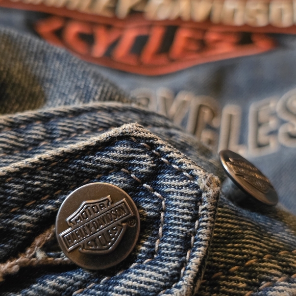Harley-Davidson Other - Harley-Davidson Classic Blue Denim Vest